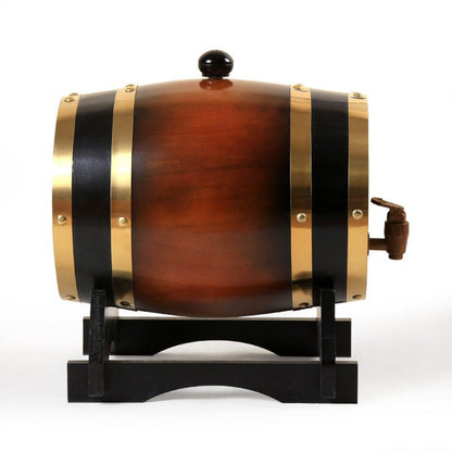 Holz Weinfass 3L für Wein, Whisky Tequila, Weinspender